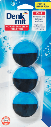 

Таблетки для чистки унитаза Denkmit WC-Wasserkasten-Tabletten 3шт