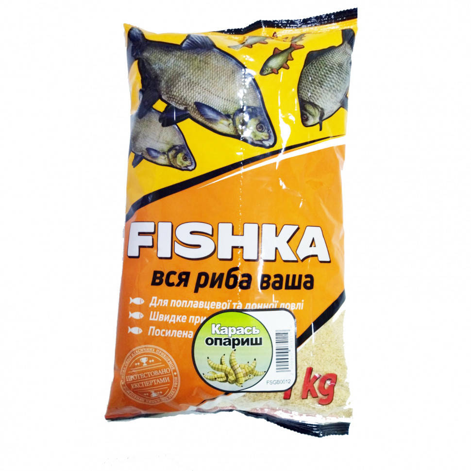 

Прикормка Фишка Карась Опарыш 1кг