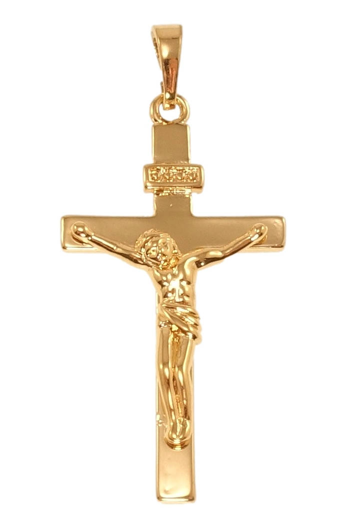 

Кулон Xuping Позолота 18K "Крест с Распятием"