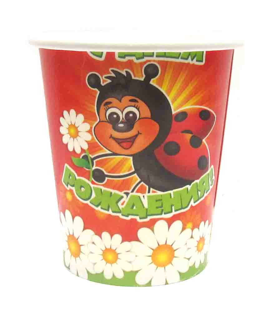 

Стаканчики святковi "Божья коровка". Объём-175мл. В упак:10 шт.