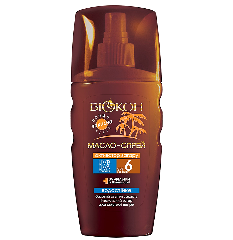 

Масло-спрей активатор загара SPF 6 Биокон