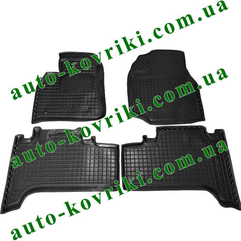 

Резиновые коврики в салон Toyota Land Cruiser 100 1997-2007 (Avto-Gumm), Черный