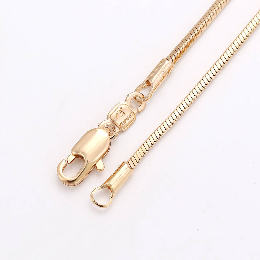 

Браслет позолоченный с медстали, Плетение снейк, p. 18, 18К