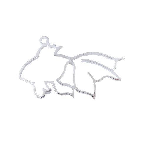 

Подвеска “ Рыбка ”, Цвет: металл, Рамка под заливку эпоксидной смолы или других материалов, 61 мм x 36 мм