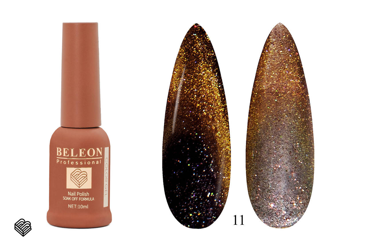 

Гель-лак BELEON 12D Peacock Cat Eye 10мл №11