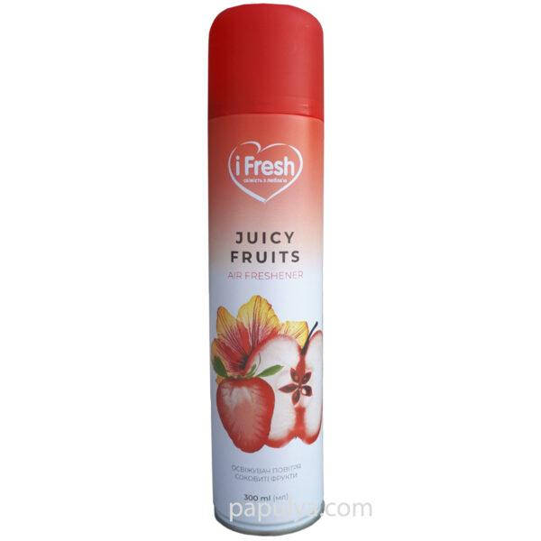 

Освежитель воздуха Juicy Fruits с ароматом сочных фруктов iFresh 300 мл ай фреш