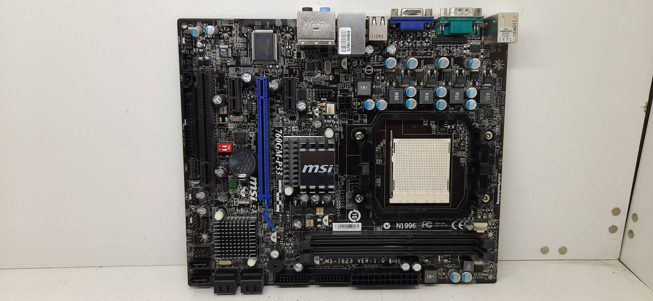 

Материнская плата MSI 760GM-P33 Socket AM3✔MicroATX ✔2x DDR3