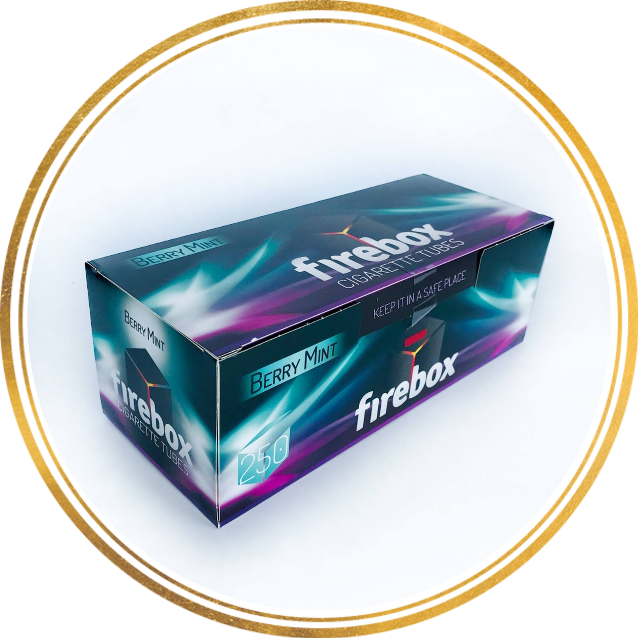 

Сигаретные гильзы FireBox Berry Mint (черника с мятой) 200шт.