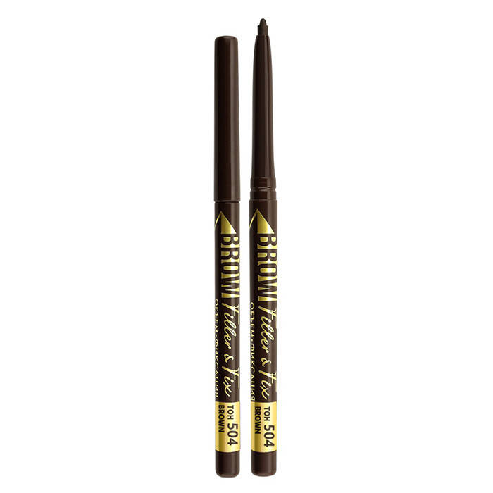 

Карандаш для бровей механический Brow Filler & Fix тон 504 Brown Люкс Визаж
