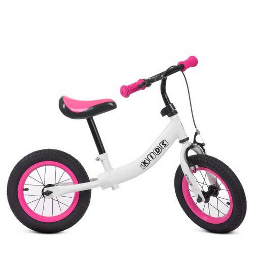 

Беговел детский Profi Kids HUMG1210A-1 бело-розовый, 12 д., Lala.in.ua