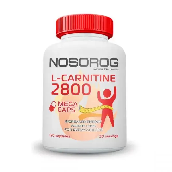 

Л-карнитин NOSOROG L-Carnitine 2800 mega caps 120 caps