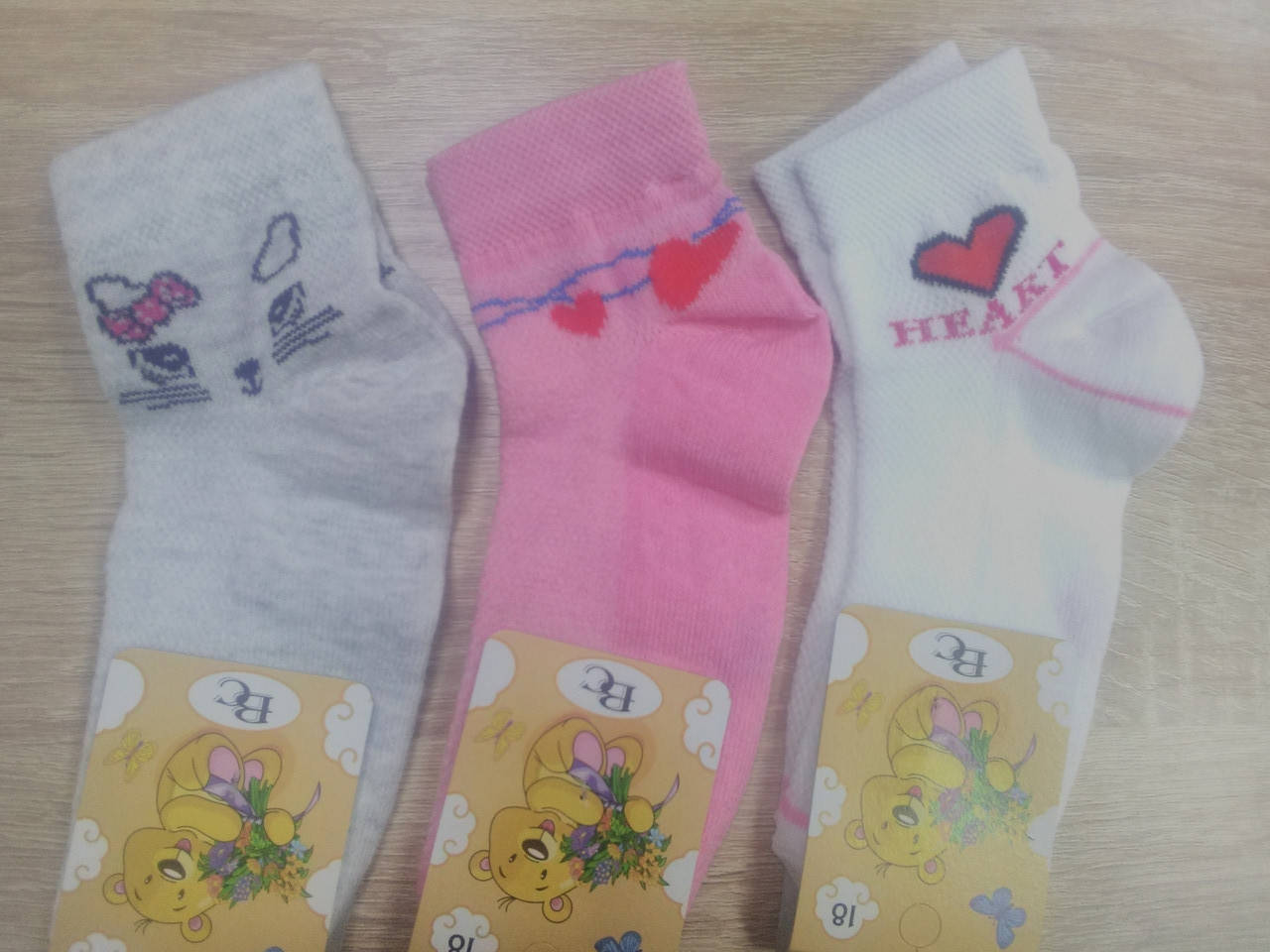 

Шкарпетки дитячі "Версаль" (сітка), розмір 18 на дівчинку., Разные цвета