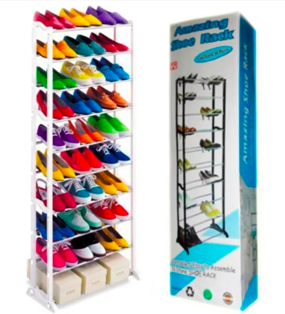 

Полка для обуви на 30 пар Amazing Shoe Rack, Белый