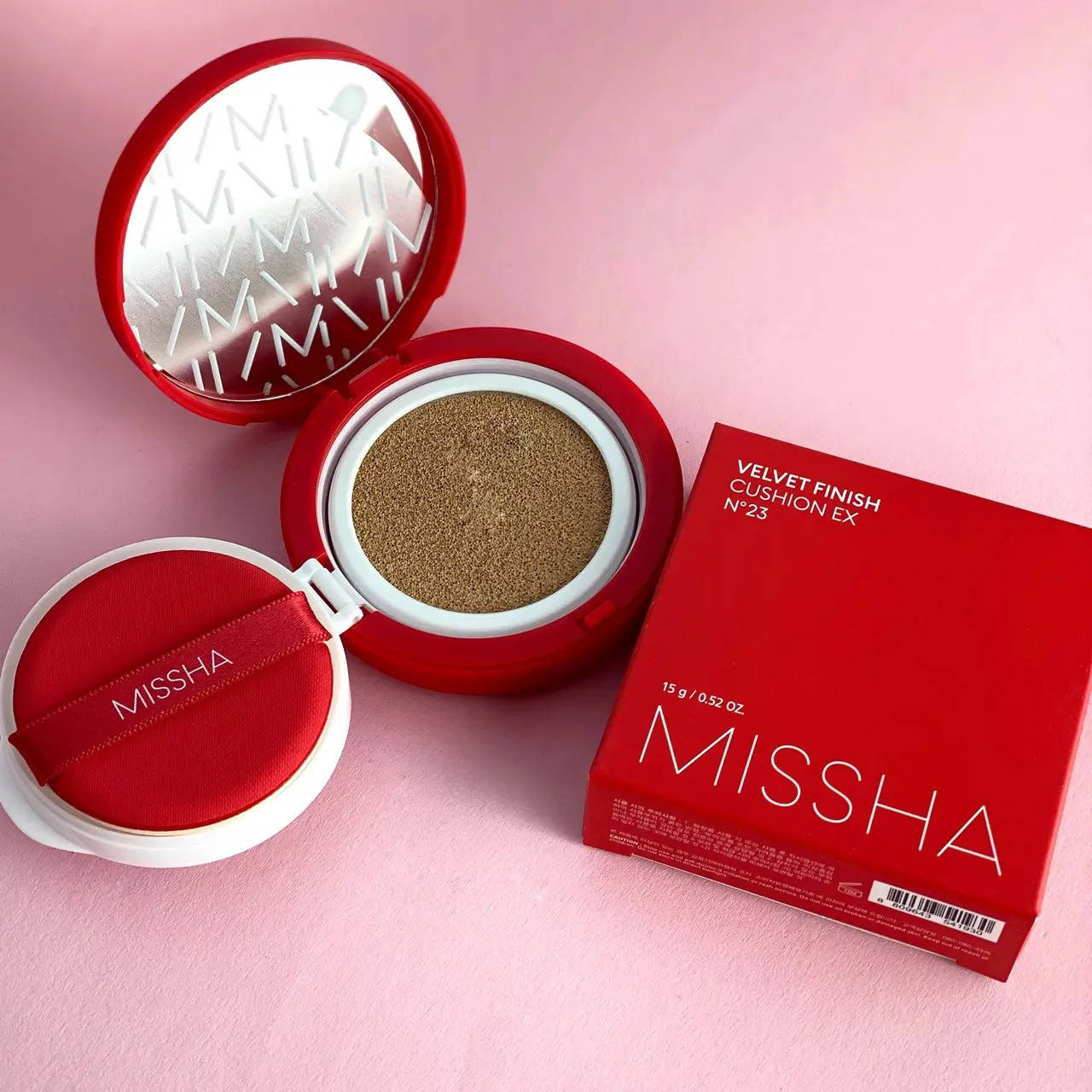 

(№23)Кушон з матовим фінішем MISSHA Velvet Finish Cushion SPF50+/PA+++ №23, 15 г
