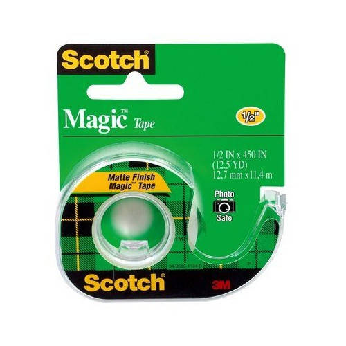 

Скотч канцелярський с диспенсером 3M Scotch матовый 12.7 мм х 11.4 м