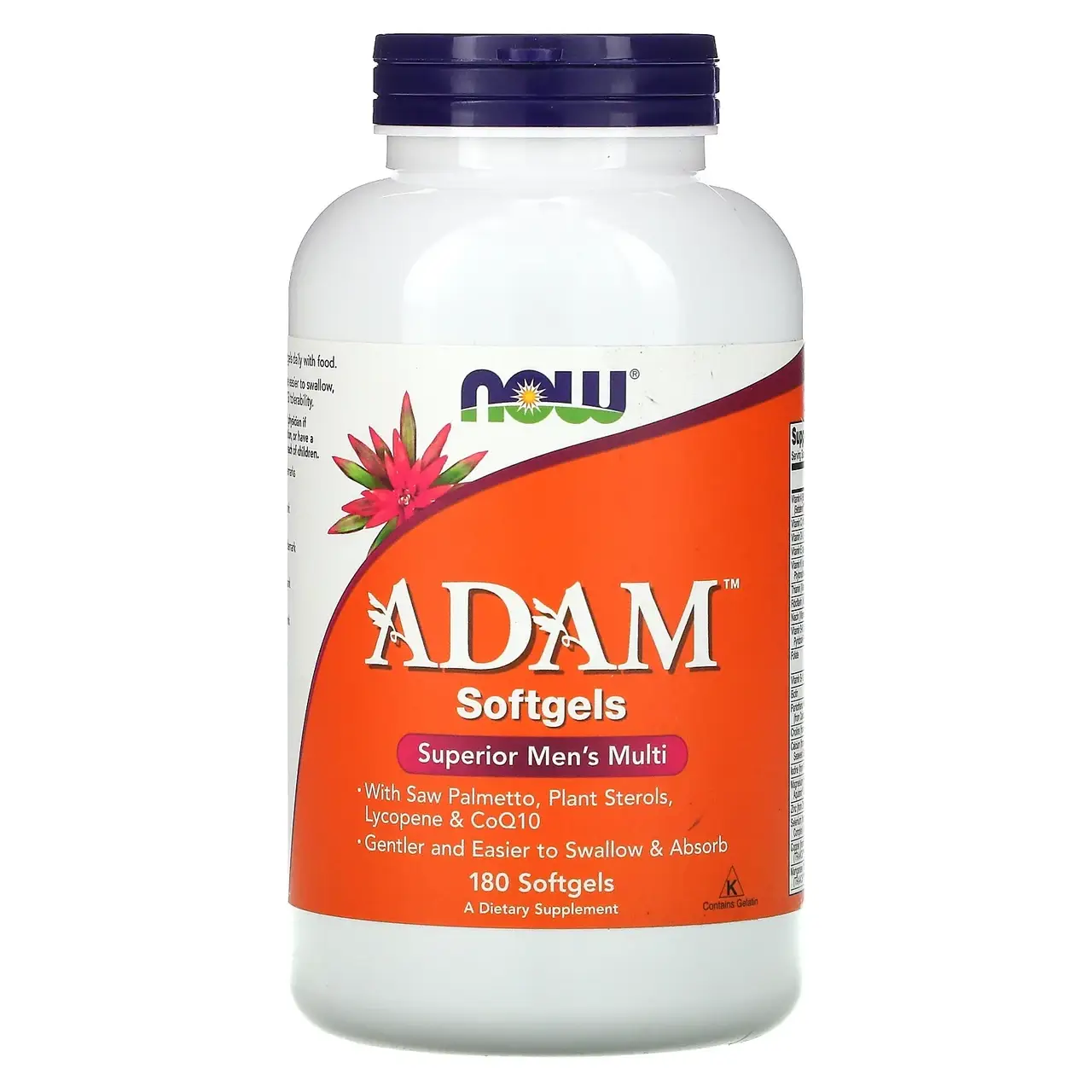 

Витаминный комплекс Адам, ADAM Men's Multi, Now Foods, 180 капсул
