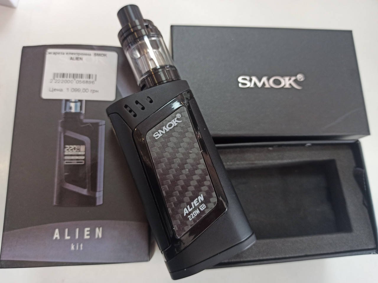 

Электронная сигарета бокс Smok Alien метал, Черный