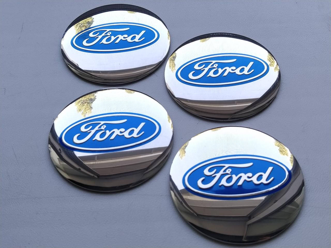 

Наклейка на колпачок/заглушку Ford 56 мм. Серебро
