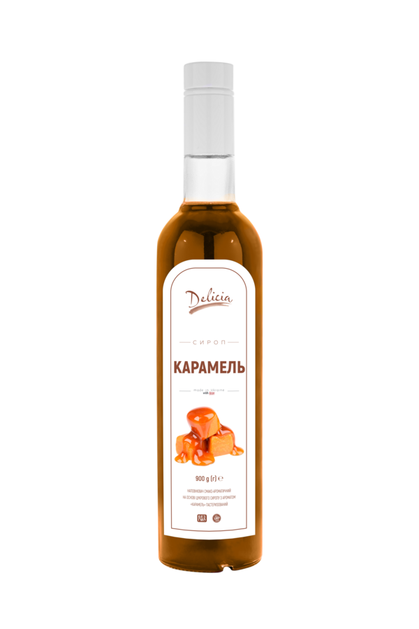

Сироп Карамель Delicia 900 г