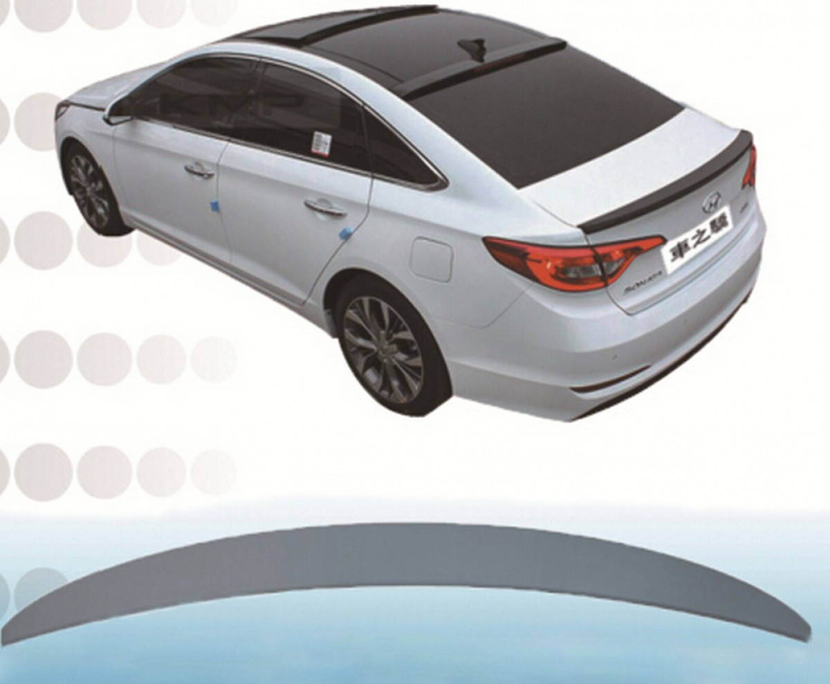 

Спойлер лип багажника Hyundai Sonata LF 2015-2017 АБС пластик под покраску