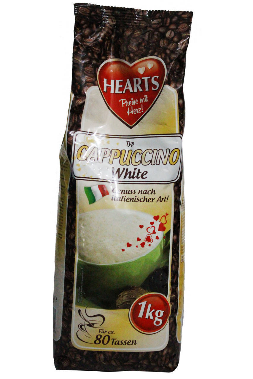 

Hearts Cappuccino White — капучино с молочным вкусом 1кг