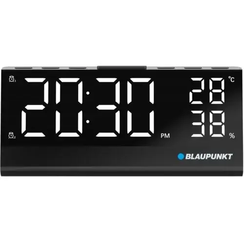 

Настольные часы с будильником BLAUPUNKT CR10ALU Black