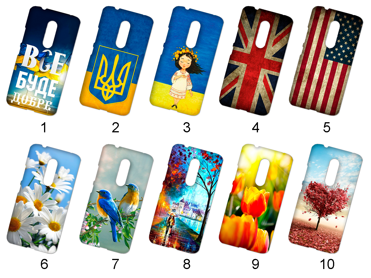 

Силиконовый чехол с рисунком для ZTE Axon 7