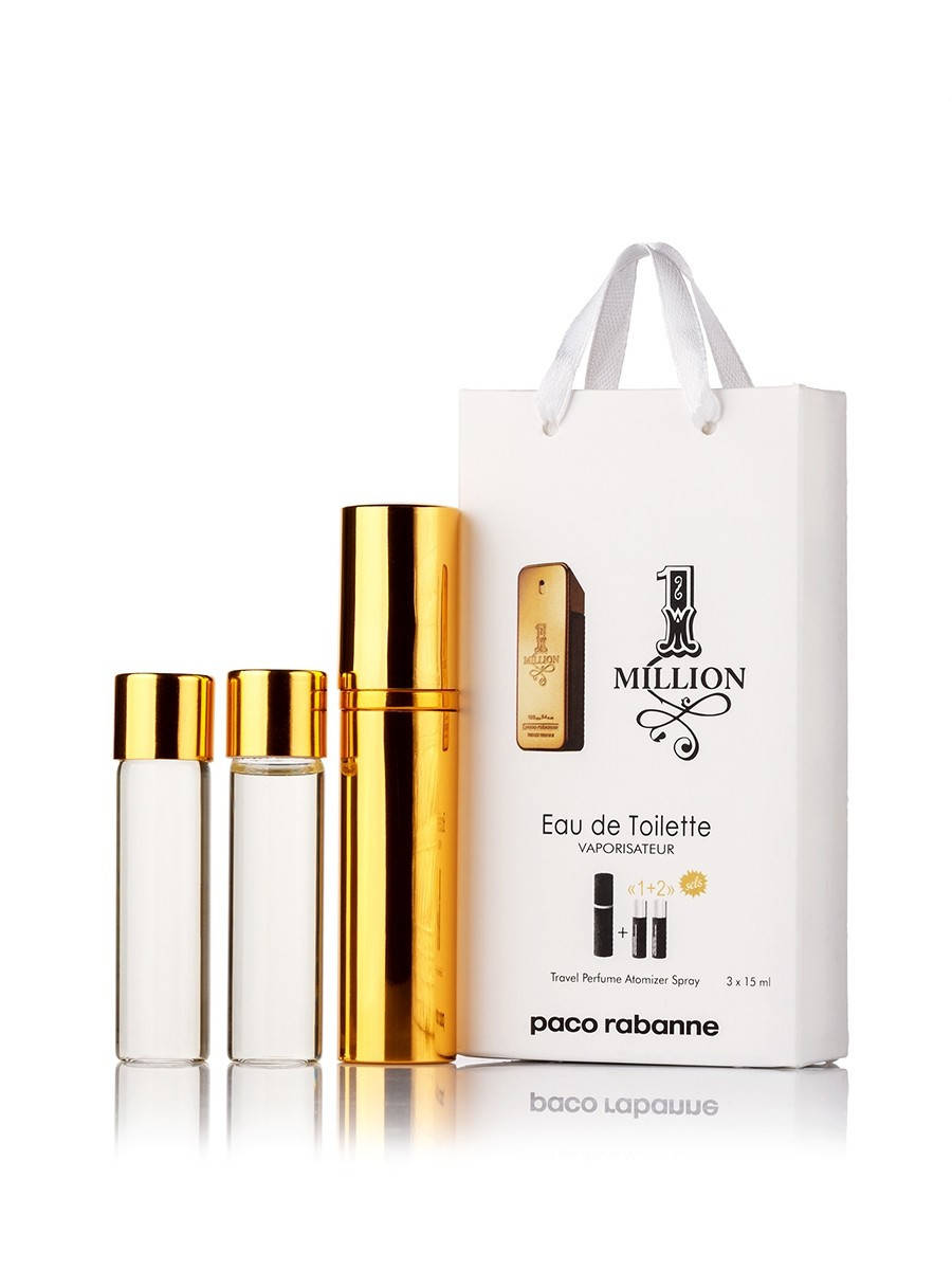 

Paco Rabanne 1 Million edp 3x15ml в сумочке