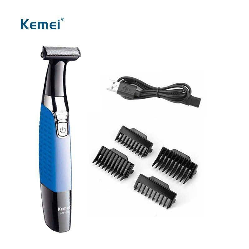 

Бритва триммер для мужчин Kemei KM 1910, 4 насадки