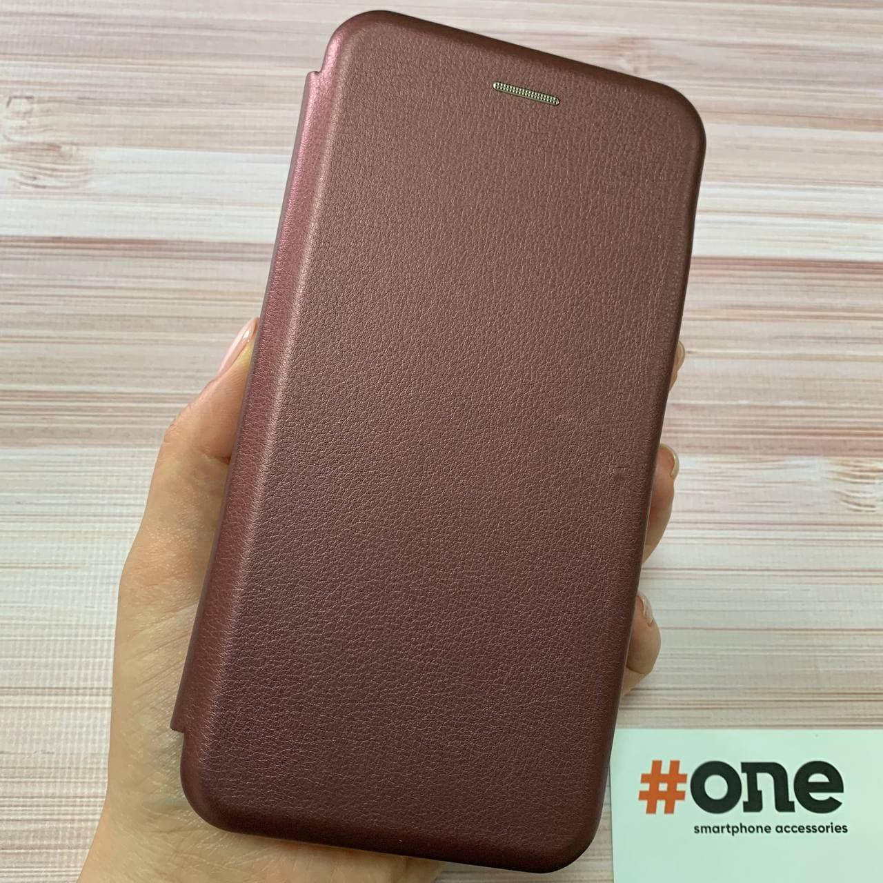 

Чехол книга для Oppo A12 с эко кожи с подставкой магнитом книжка на телефон оппо а12 бордовая STN, Бордовый