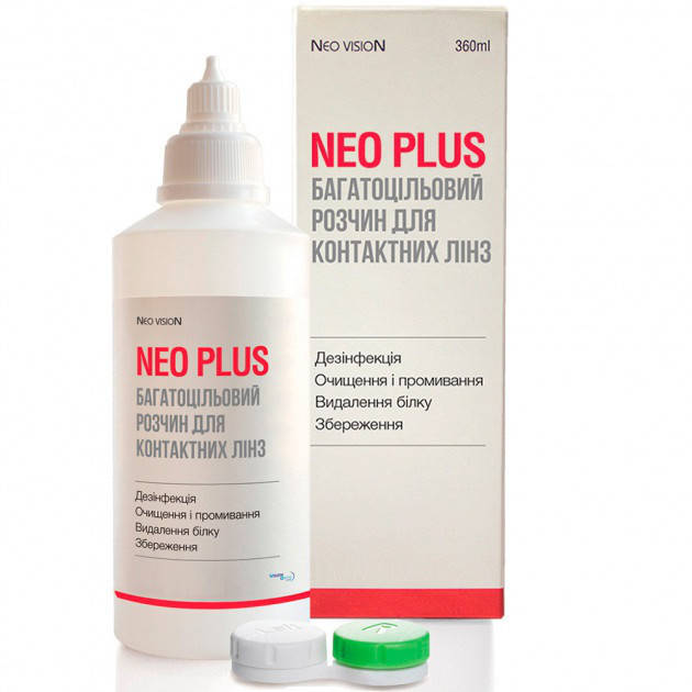 

Раствор для линз NEO PLUS 360 ml