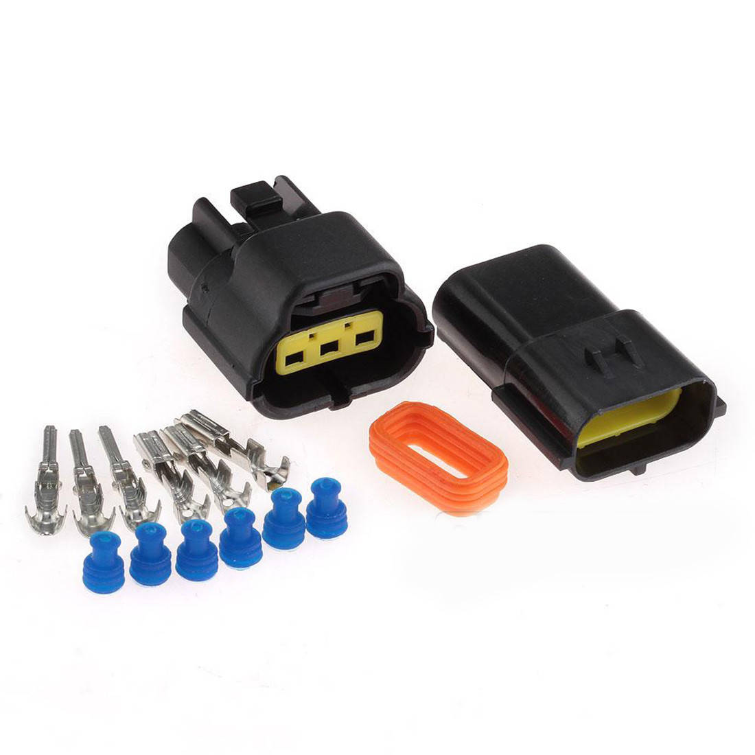 

Разъём герметичный 3 pin . Комплект