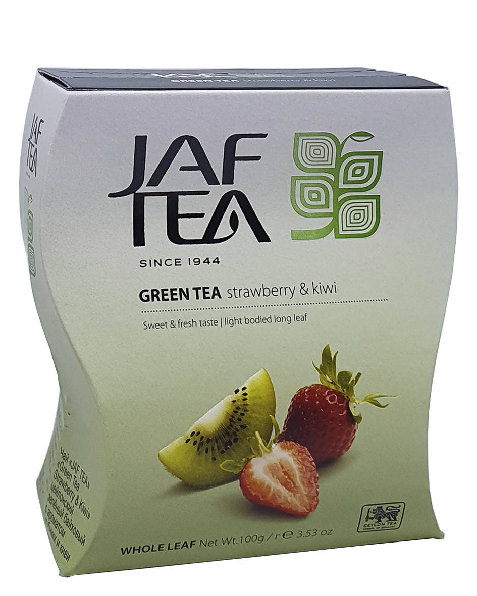 

Чай зеленый с ароматом клубники и киви Jaf Tea strawberry & kiwi 100 г (1177)