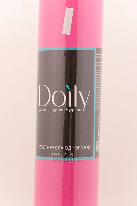 

Doily Простыни косметологические ширина 60 см, рулон 100 м - Малиновые