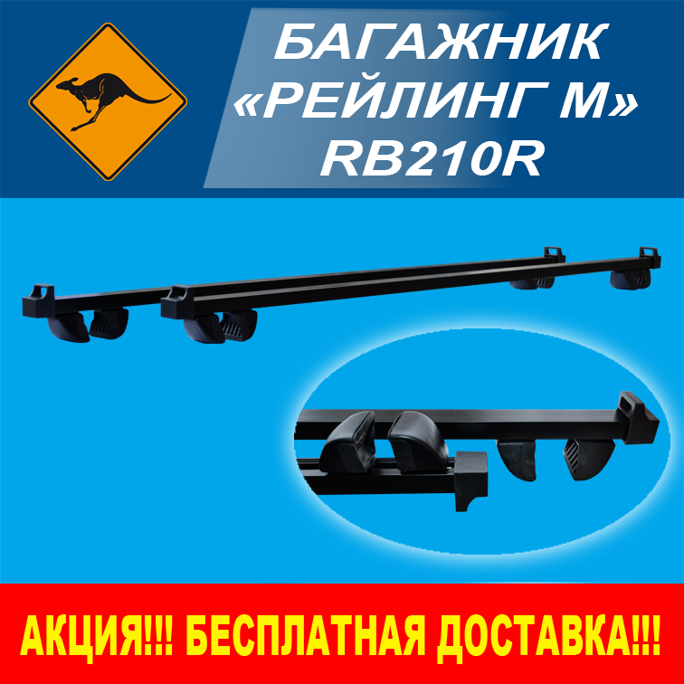 

Багажник на крышу Рейлинг RB210R