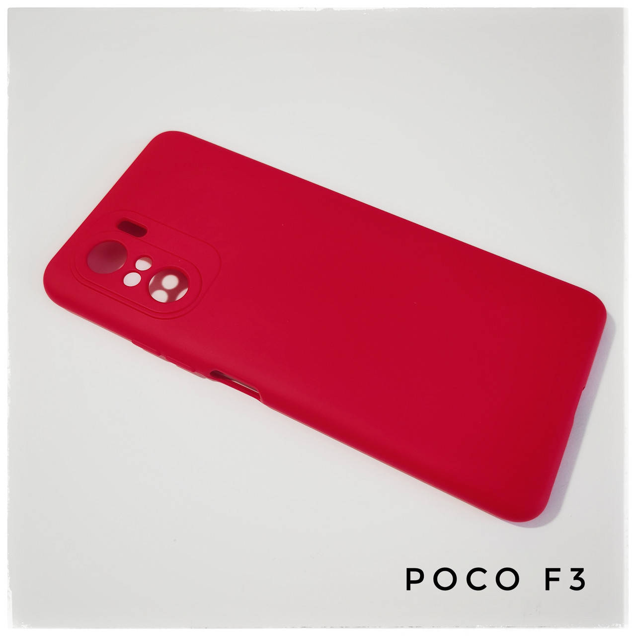 

Силиконовый чехол микрофибра для Poco F3 / Redmi K40 КРАСНЫЙ, Разные цвета