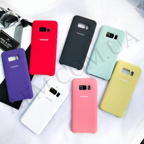 

Накладка Silicone Cover (чехол- бампер) Samsung G955 Galaxy S8 Plus желтый*, Желтый
