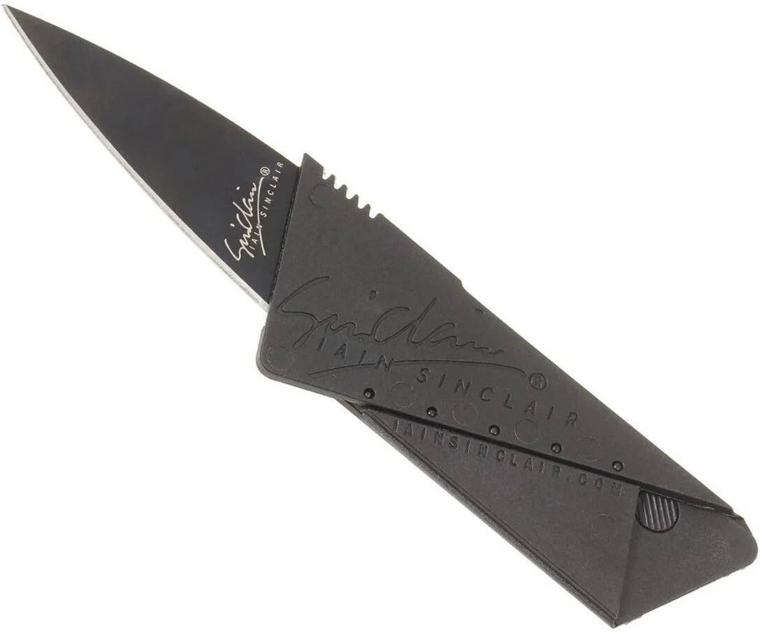 

Карманный нож-кредитка VigohA CardSharp, Черный