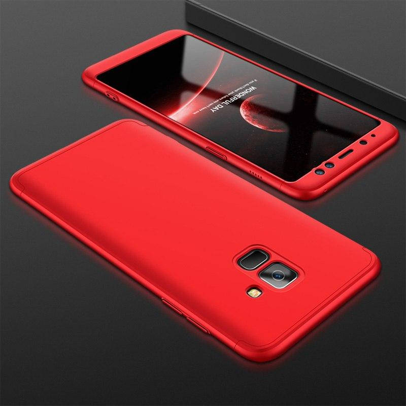 

Чехол GKK 360 для Samsung A6 2018 / A600 бампер накладка Red, Красный