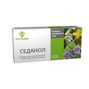 

Седанол 20 табл