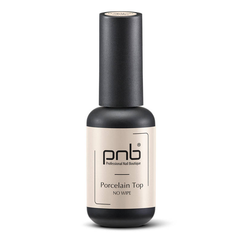 

Закрепитель для гель-лака PNB Top Porcelain No Wipe молочный 8 мл (16336L')