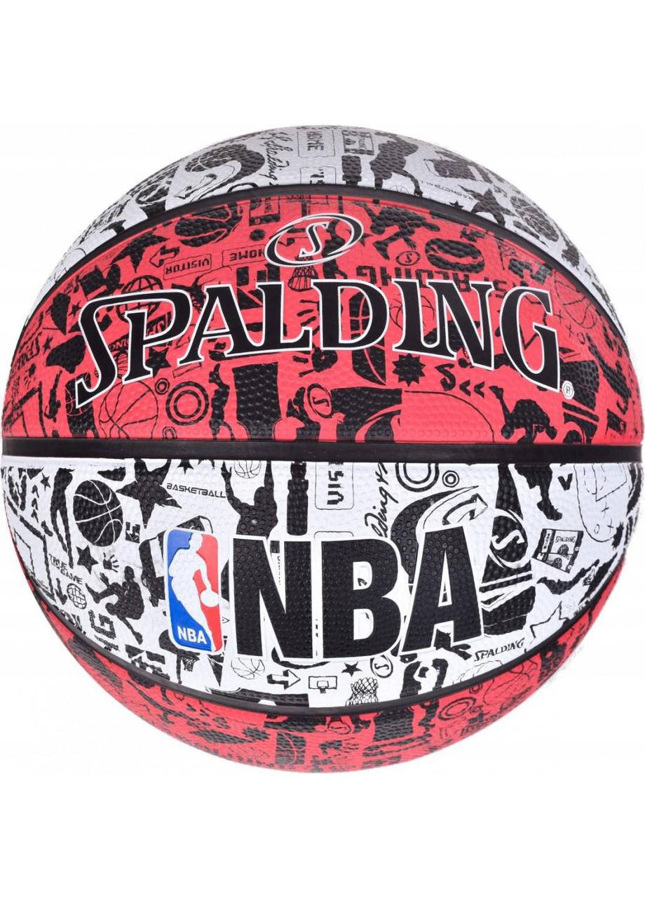 

Мяч баскетбольный Spalding NBA Graffiti Outdoor White/Red Size 7