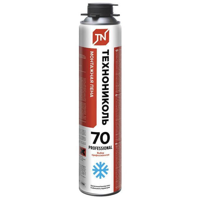 

Пена монтажная ТЕХНОНИКОЛЬ 70 PROFESSIONAL