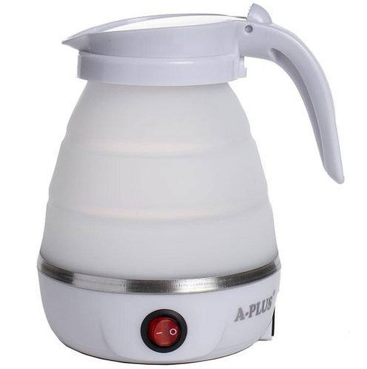 

Складной силиконовый электрический чайник А-Плюс 1517 white, 600 мл