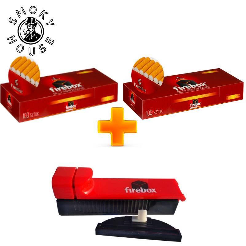 

Машинка для набивки сигарет + гильзы 200шт (100+100)