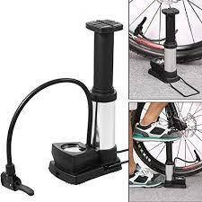 

Насос ножной с манометром Mini foot pump (цвет жёлтый)