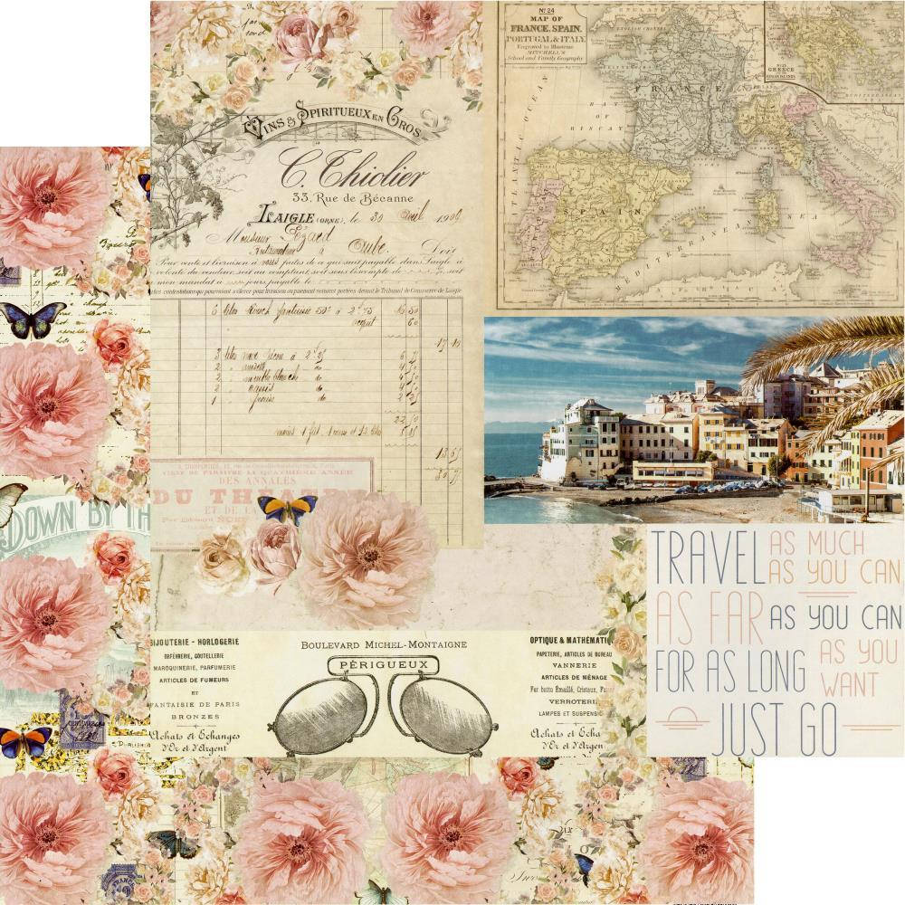 

Папір двосторонній з фольгуванням - Punta Del Monaco - Capri - Prima Marketing - 30х30