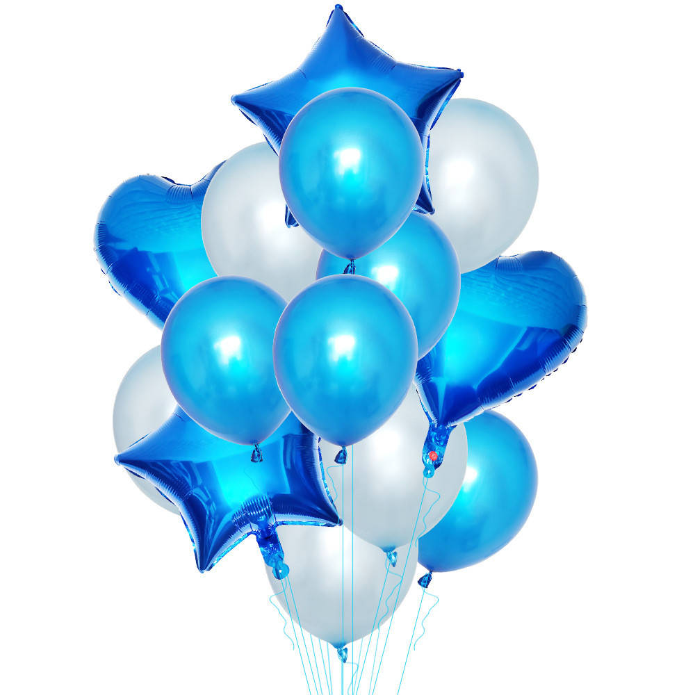 

Набор шаров "Синий микс", 14 шт