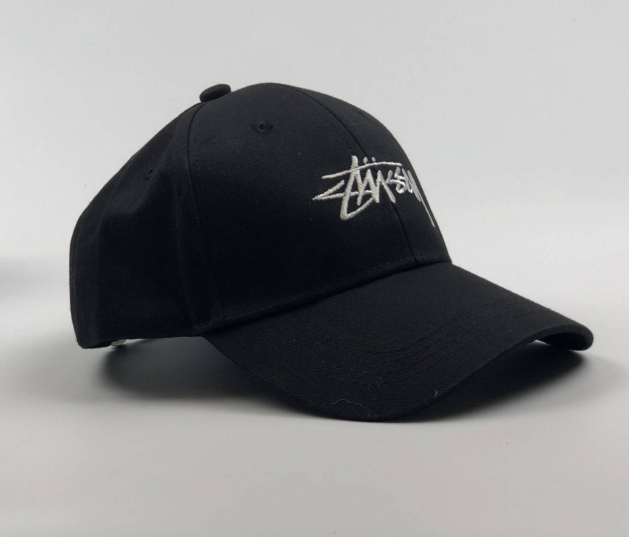 

Кепка Бейсболка Мужская Женская Stussy Стусси Черная, Черный