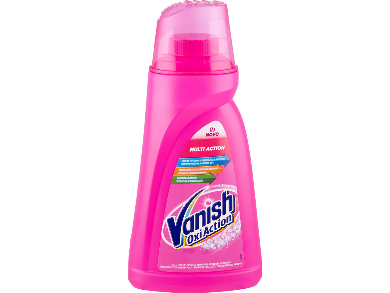 

Пятновыводитель жидкий Vanish Oxi Action для цветных тканей 1л